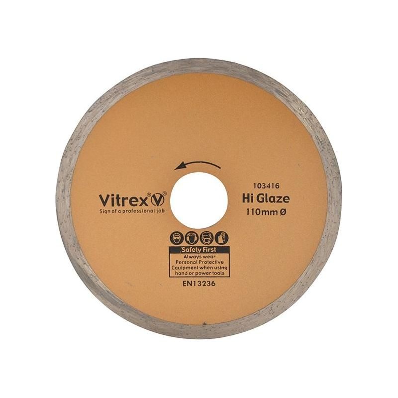 Vitrex Hi Glaze Diamond Blade 110mm
