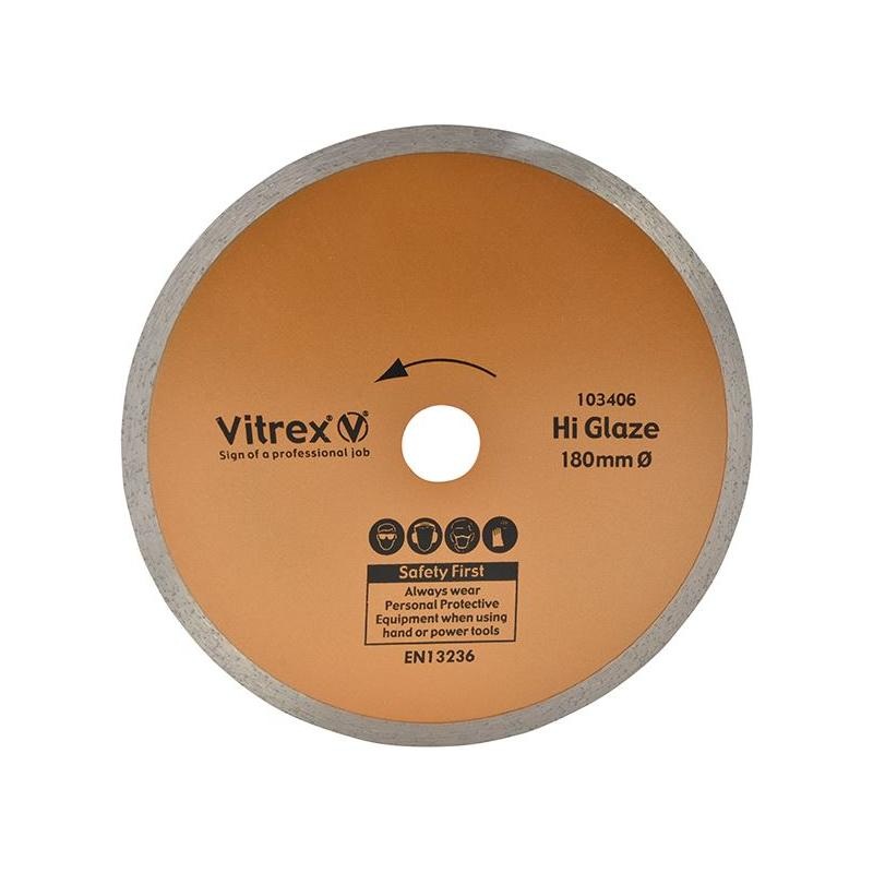 Vitrex Hi Glaze Diamond Blade 180mm