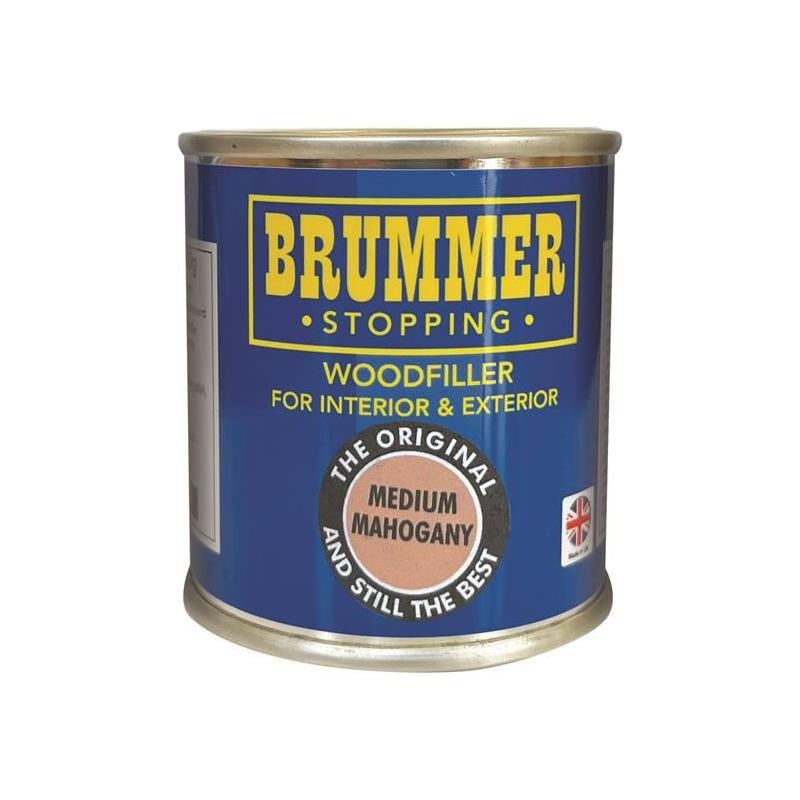 Brummer Wood Filler Medium Mahogany 250g
