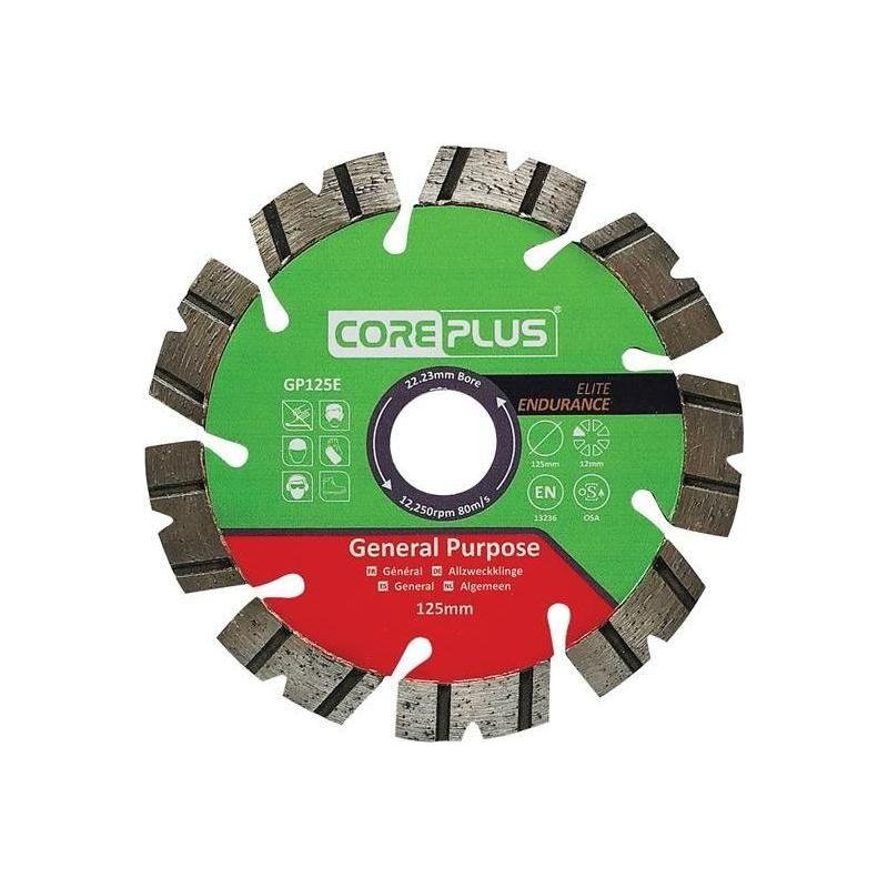 Coreplus GP125E Elite General-Purpose Diamond Blade 125mm