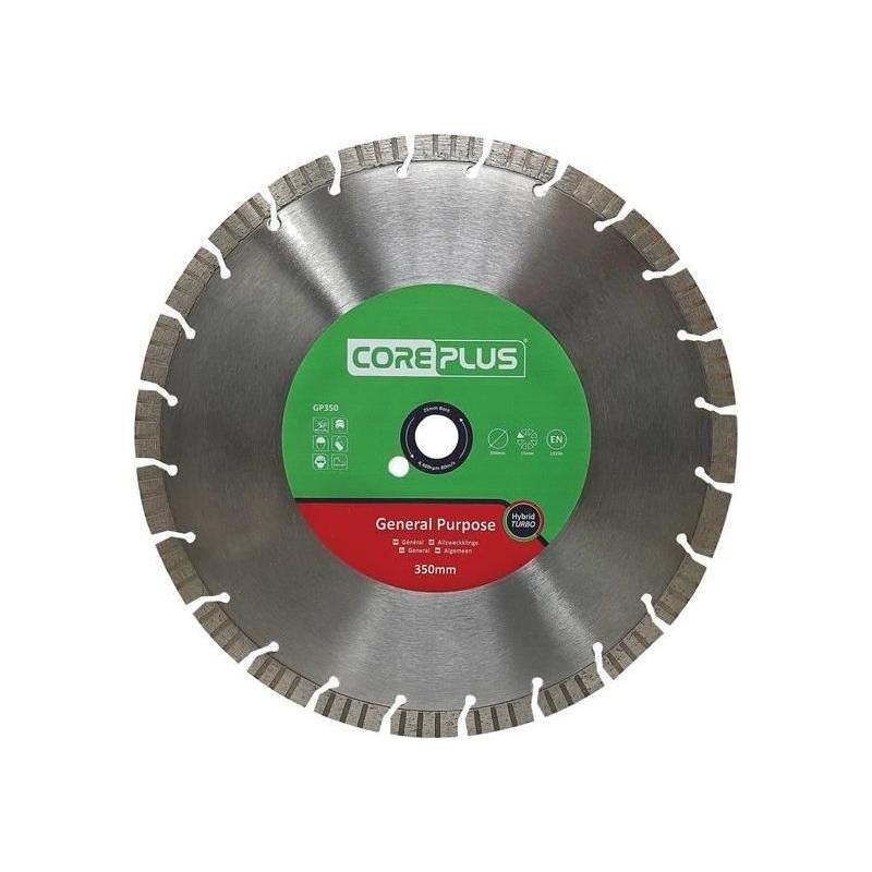 Coreplus GP350 General-Purpose Hybrid Turbo Diamond Blade 350mm