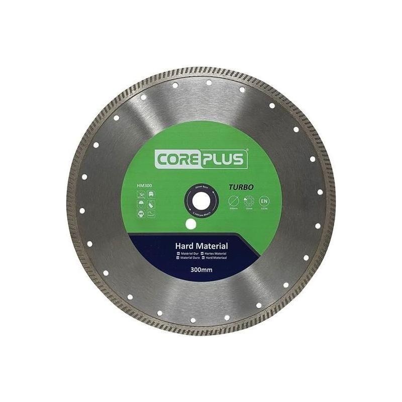 Coreplus HM300 Hard Material Turbo Diamond Blade 300mm