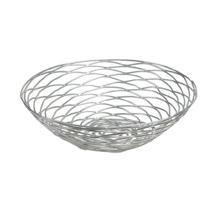 FOH BBK007BCI22 Wireware Basket 10 Dia. X 3H Round