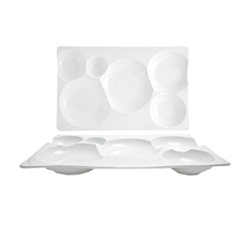 FOH BPT037WHP21 Promotional Pricing May Be Available! Contact Your FOH Sales Representative For Details! Harmony Bento Platter