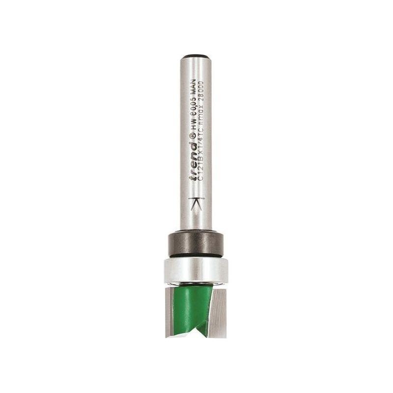 Trend C121B x 1/4 TC Bearing Guided Template Profile Cutter 12.7mm x 9.5mm