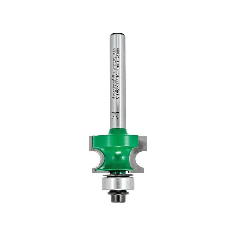 Trend C140 x 1/4 TCT Bearing Guided Corner Bead 3.2mm Radius