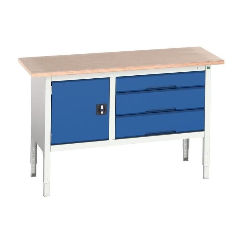 Bott Verso Adjustable Height Storage Bench 1500 x 600mm
