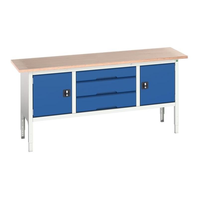 Bott Verso Adjustable Height Storage Bench 2000 x 600mm