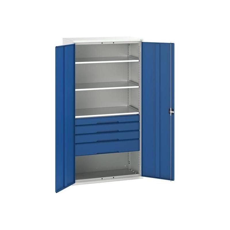 Bott Verso Kitted Cupboard, 3 Shelf & 4 Drawer