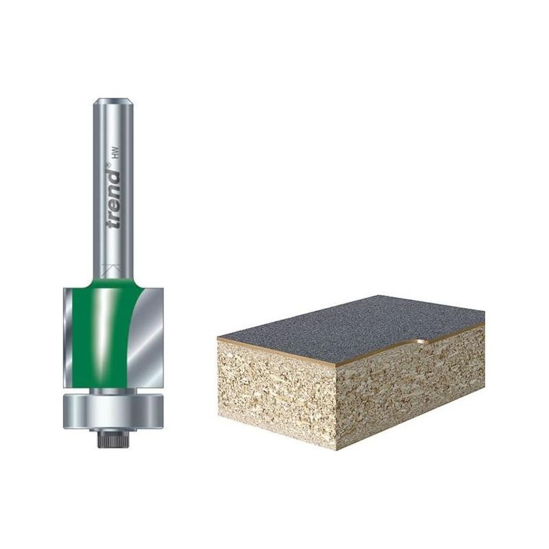 Trend C115 x 1/4 TCT 90 Bearing Guided Trimmer Cutter 9.5 x 12.7mm