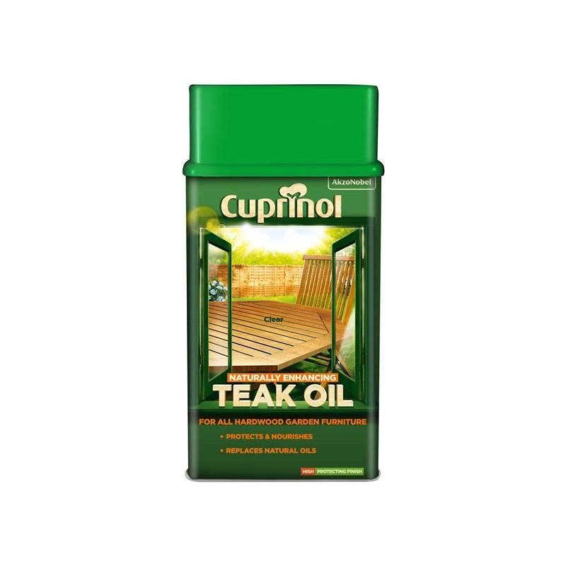 Cuprinol Naturally Enhancing Teak Oil Clear 1 litre