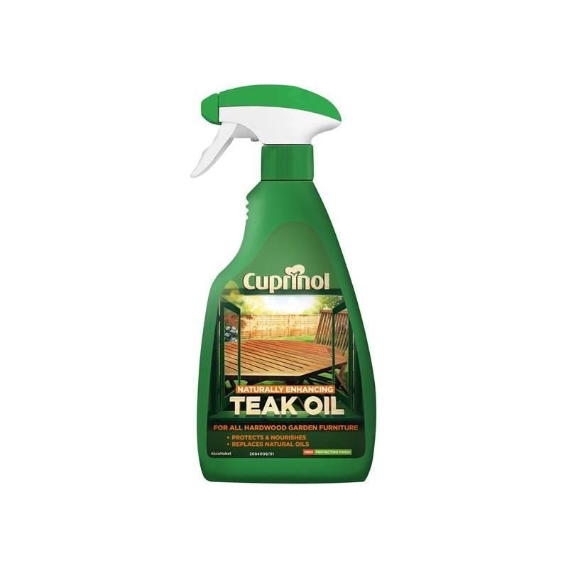 Cuprinol Naturally Enhancing Teak Oil Clear Spray 500ml
