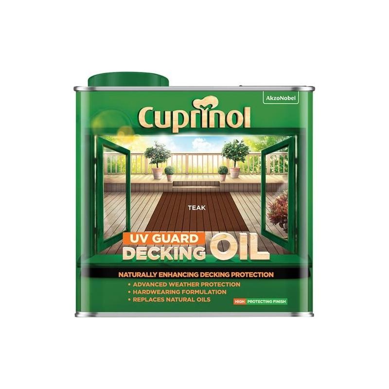 Cuprinol UV Guard Decking Oil Teak 2.5 litre