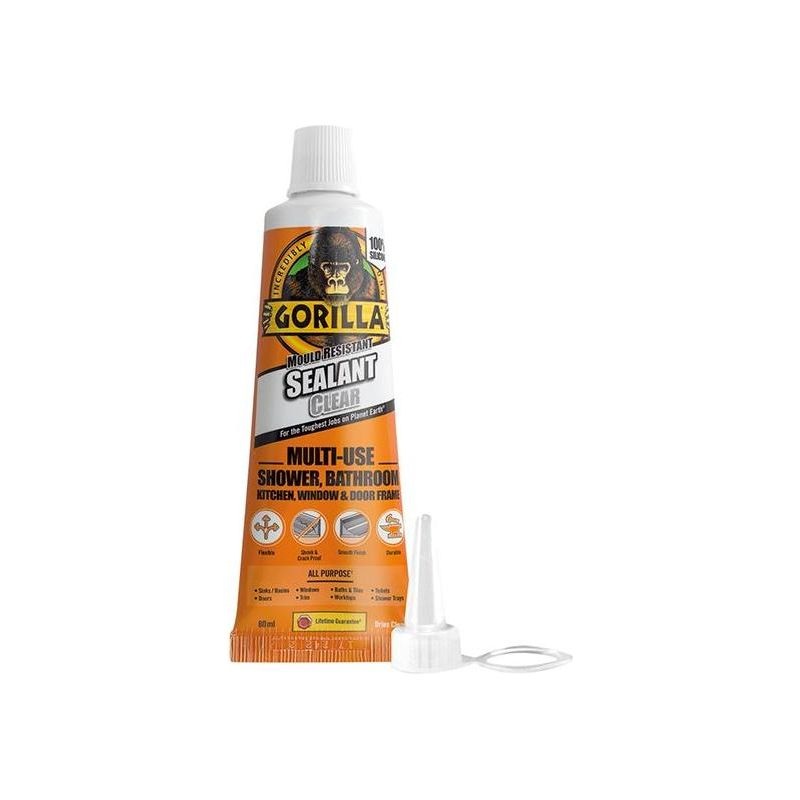 Gorilla Glue Gorilla All Condition Sealant Clear Tube 80ml