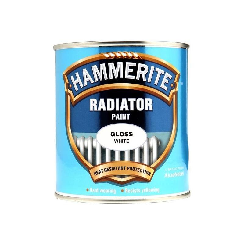 Hammerite Radiator Paint Gloss White 500ml