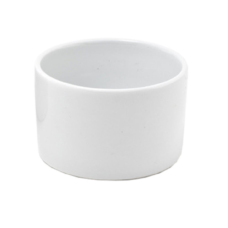 FOH ASC014WHP13 Canvas Cup/Ramekin 6 Oz. 3-1/4 Dia. X 2H