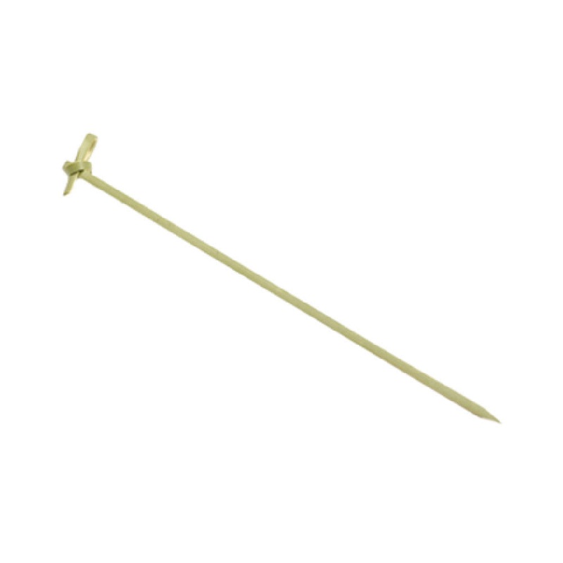 FOH AST002NAB83 Servewise Disposable Knotted Picks 7 Bamboo