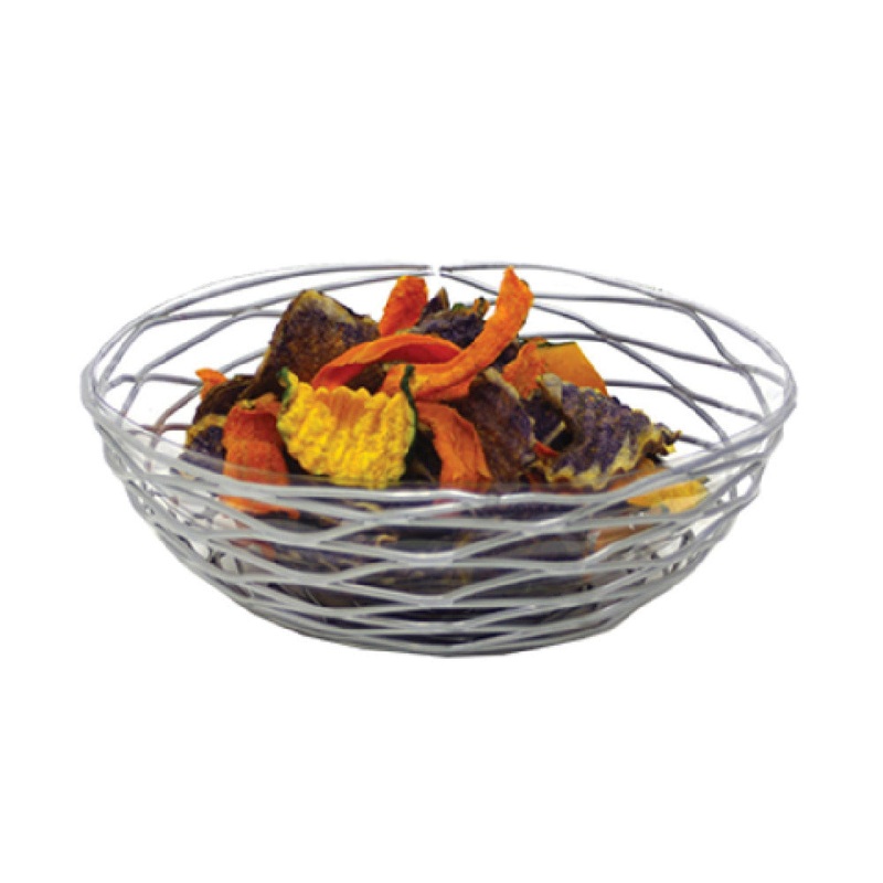 FOH BBK013BCI22 Wireware Bowl 8 Dia. X 2-1/2H Round