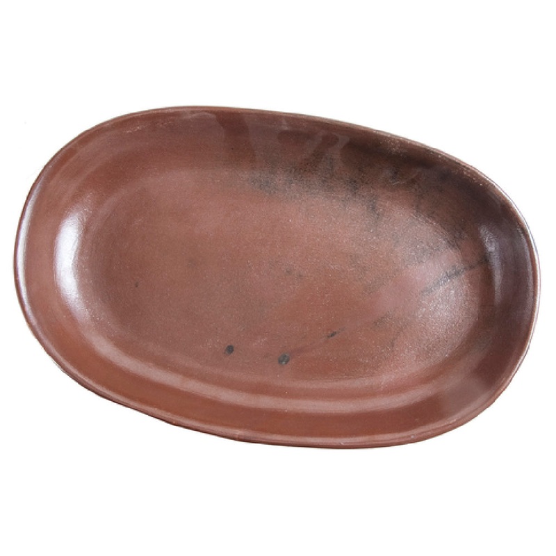 Orion Trading & Design X14-CH Studio Stoneware Platter 15 X 9 Oval