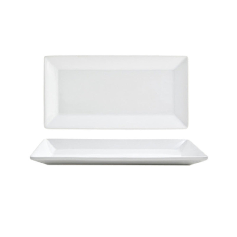 FOH DAP001WHP23 Kyoto Plate 9 X 5 Rectangle