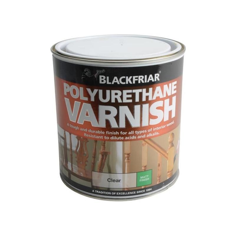 Blackfriar Polyurethane Varnish P101 Clear Matt 1 litre
