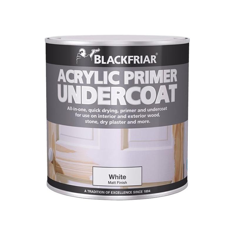 Blackfriar Quick Drying Acrylic Primer Undercoat Grey 500ml