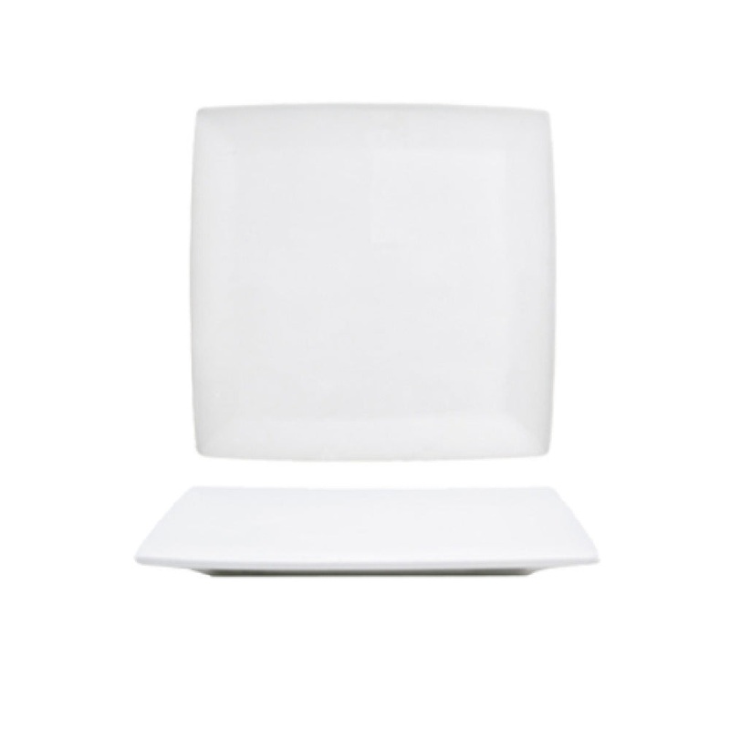 FOH DAP027WHP23 Canvas Plate 7-1/2 X 7-1/2 X 1/2 Square