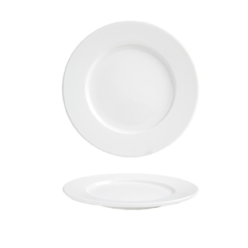 FOH DAP029WHP12 Monaco Plate 8-1/2 Dia. Round