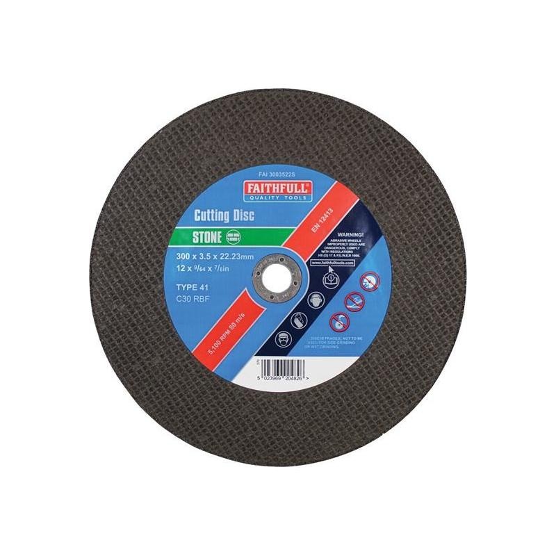 Faithfull Stone Cut Off Disc 300 x 3.5 x 22.23mm