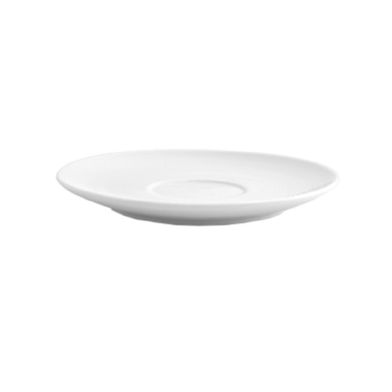 FOH DBB003WHP23 Promotional Pricing May Be Available! Contact Your FOH Sales Representative For Details! Spiral Bouillon/ Cream Soup Bowl Saucer