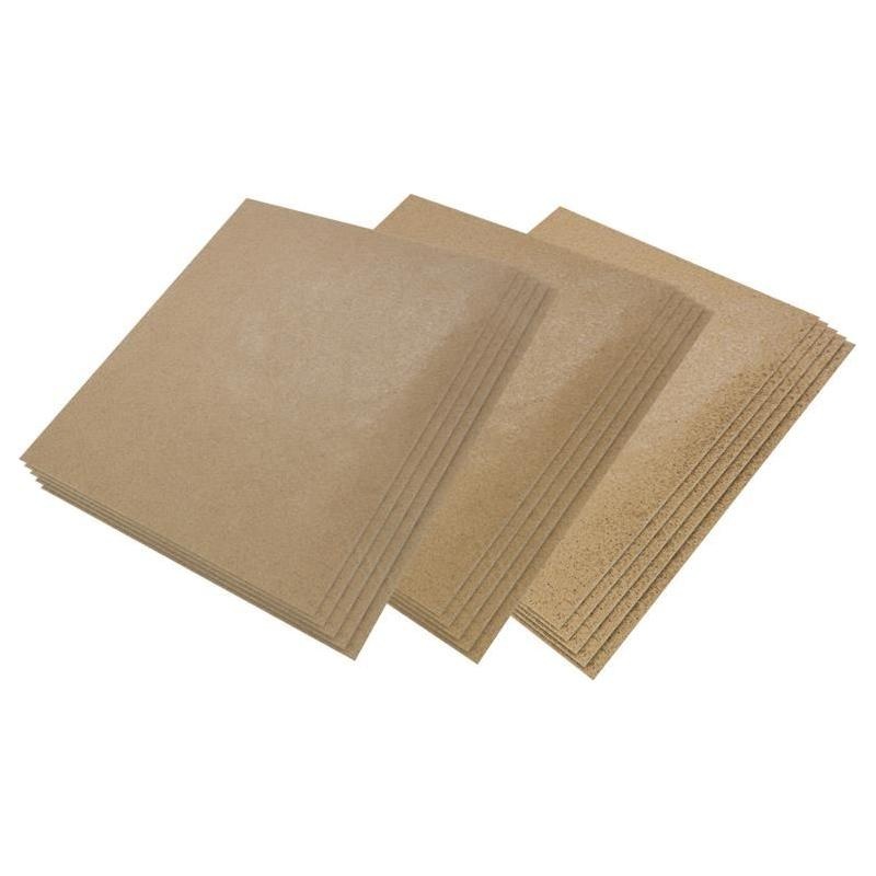 Faithfull Glasspaper Sanding Sheets 230 x 280mm Assorted (15)