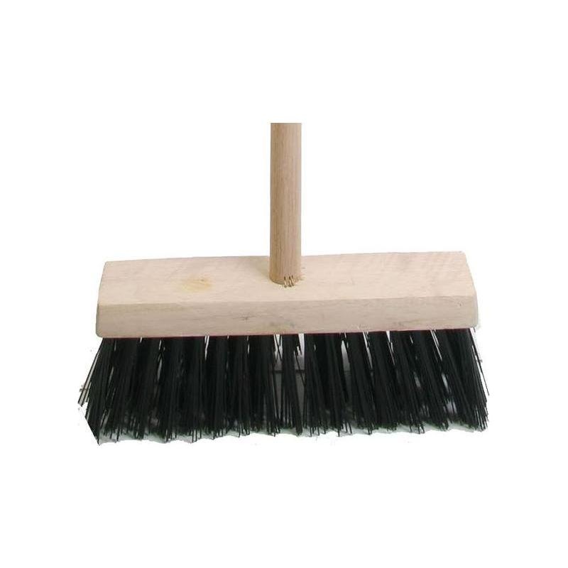 Faithfull Broom PVC 325mm (13in) Head complete with Handle