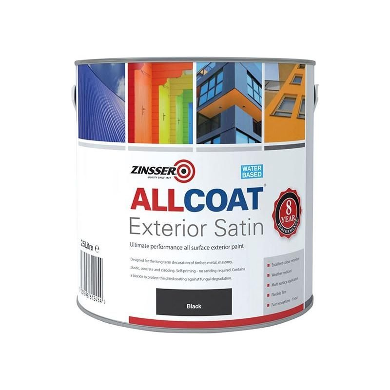 Zinsser AllCoat Exterior Black 2.5 litre