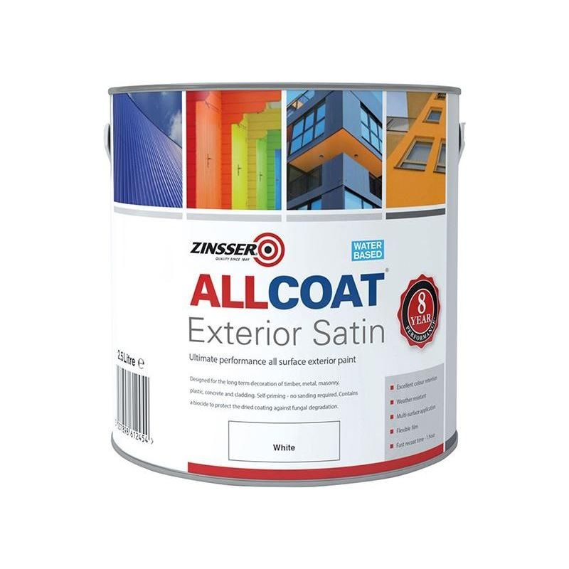 Zinsser AllCoat Exterior White 2.5 litre