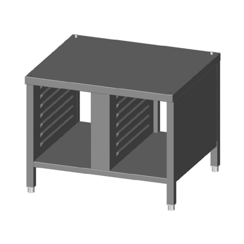 Lainox BSP011 Floor Stand In Stainless Steel With Tray Runners 1/1 GN