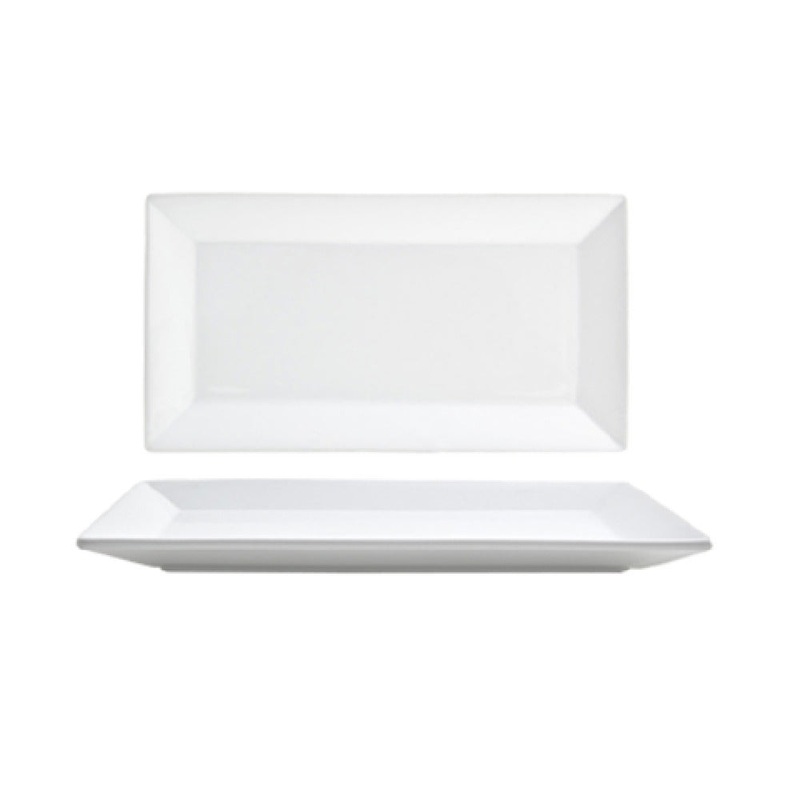 FOH DAP055WHP23 Kyoto Plate 11 X 6 Rectangular