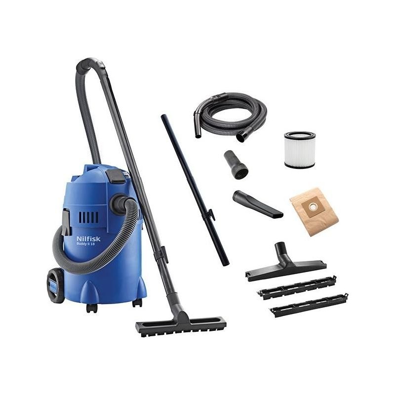 Nilfisk Buddy II Wet & Dry Vacuum with Power Tool Take Off 18 litre 1200W 240V
