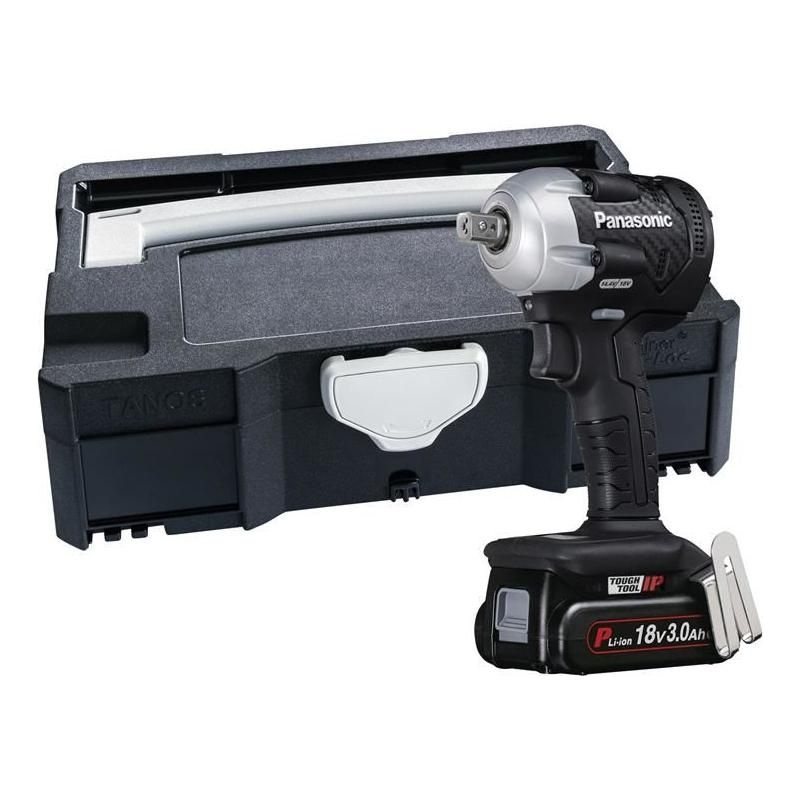 Panasonic EY75A8PN2G 1/2in Impact Wrench & Systainer Case 18V 2 x 3.0Ah Li-ion