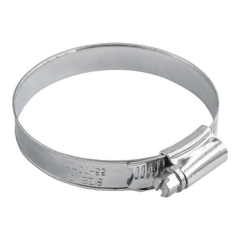 Faithfull 3 Stainless Steel Hose Clip 55 - 70mm