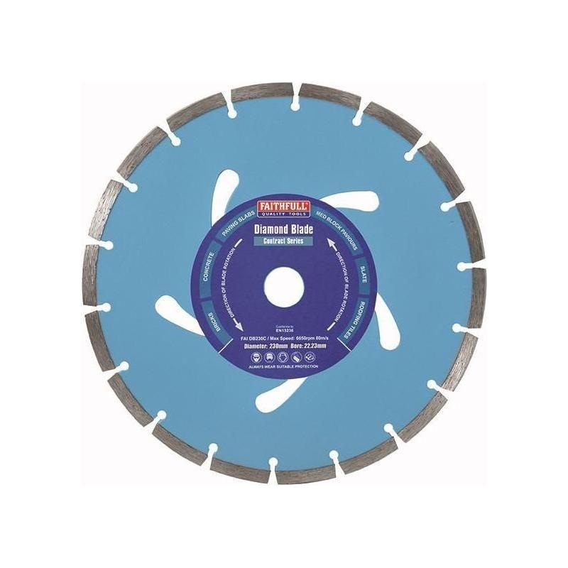 Faithfull Contract Diamond Blade 230 x 22.2mm