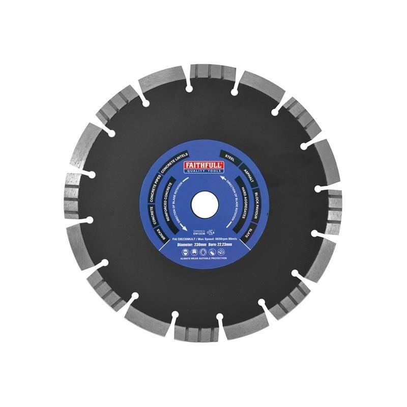 Faithfull Multi Cut Diamond Blade 115 x 22mm