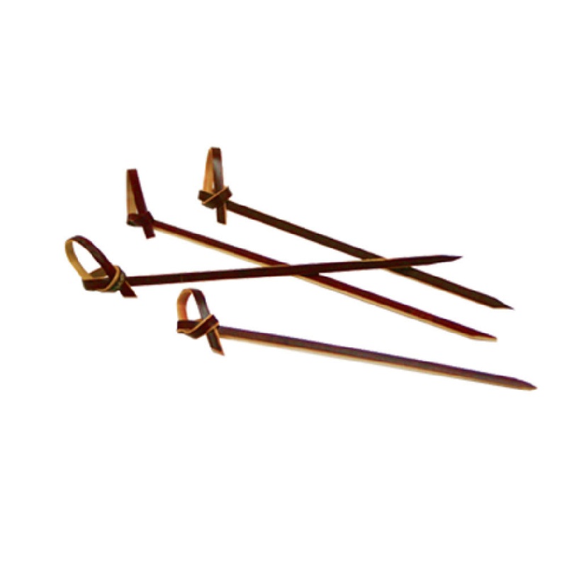 FOH AST017RDB83 Servewise Disposable Knotted Pick 4-1/2L Bamboo