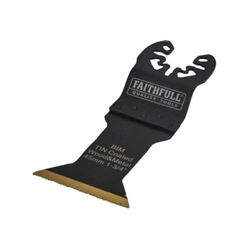 Faithfull Multi-Functional Tool Bi-Metal Flush Cut TiN Coated Blade 45mm