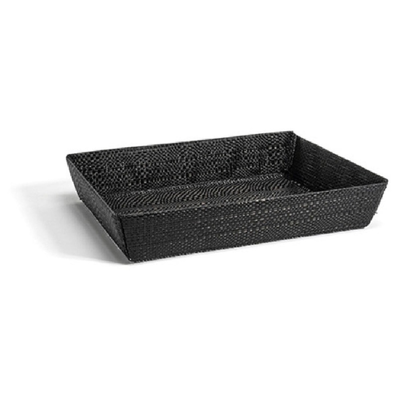 FOH BBK047BKV22 Metroweave Basket 11L X 8W X 2H Rectangular