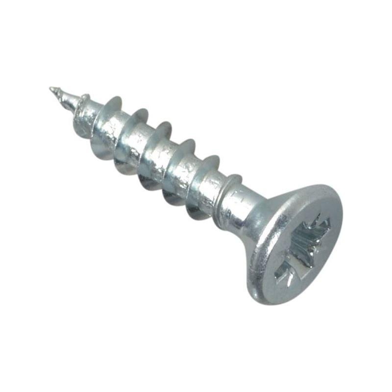 Forgefix Multi-Purpose Pozi Compatible Screw CSK ST ZP 4.0 x 20mm Forge Pack 40