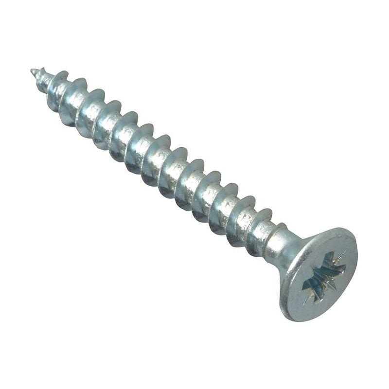 Forgefix Multi-Purpose Pozi Compatible Screw CSK ST ZP 5.0 x 40mm Forge Pack 15