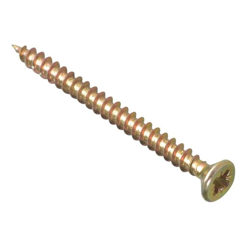 Forgefix Multi-Purpose Pozi Compatible Screw CSK ST ZYP 4.0 x 50mm Forge Pack 15