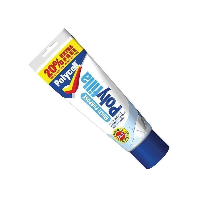 Polycell Multipurpose Polyfilla Ready Mixed 330g + 20% Free