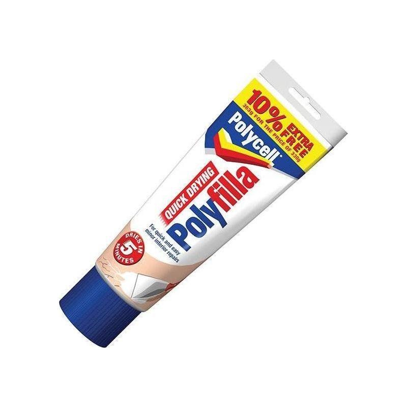 Polycell Multipurpose Quick Drying Polyfilla 330g + 10% Extra