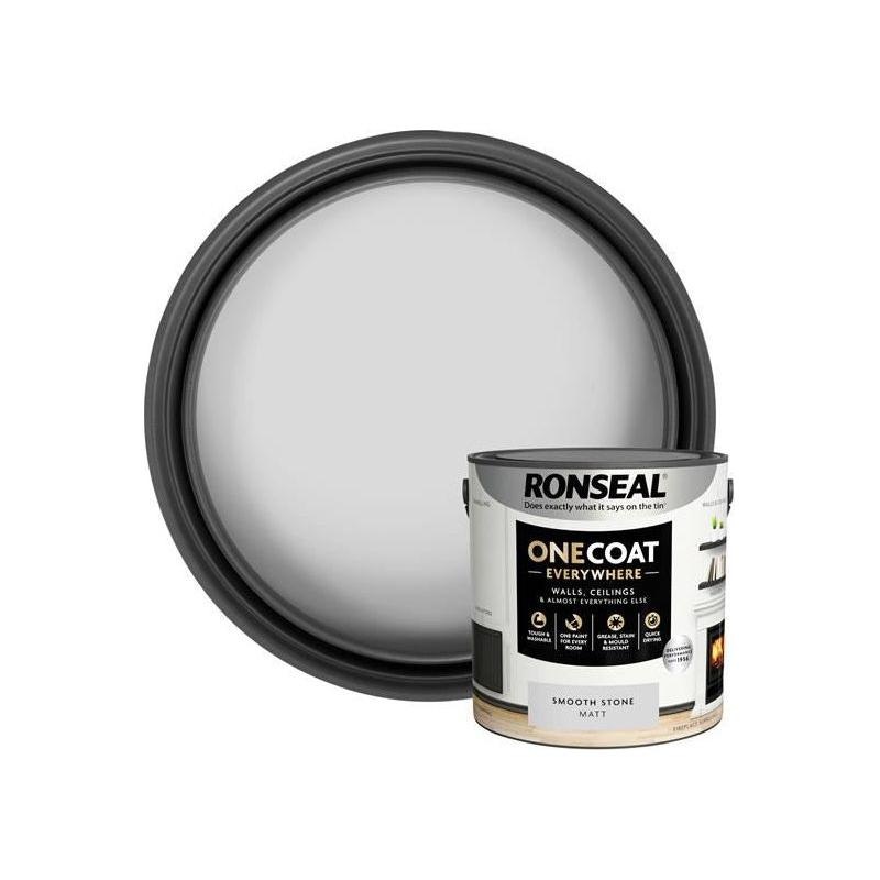 Ronseal One Coat Everywhere Interior Smooth Stone Matt 2.5 litre